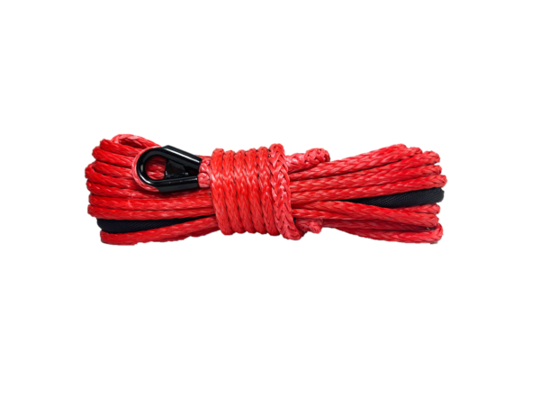 100ft 1/4 inch ATV UTV synthetic winch cable rope line factory