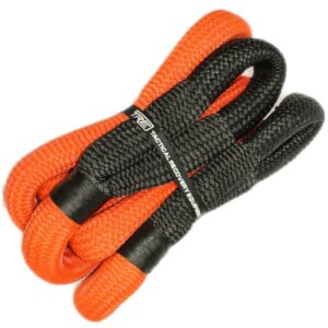 1×30ft Recovery & Tow Rope Strap,Kinetic Energy Rope,Offroad Power Stretch  Snatch Rope,Heavy-Duty Vehicle Recovery Rope,for Jeep car Truck ATV UTV