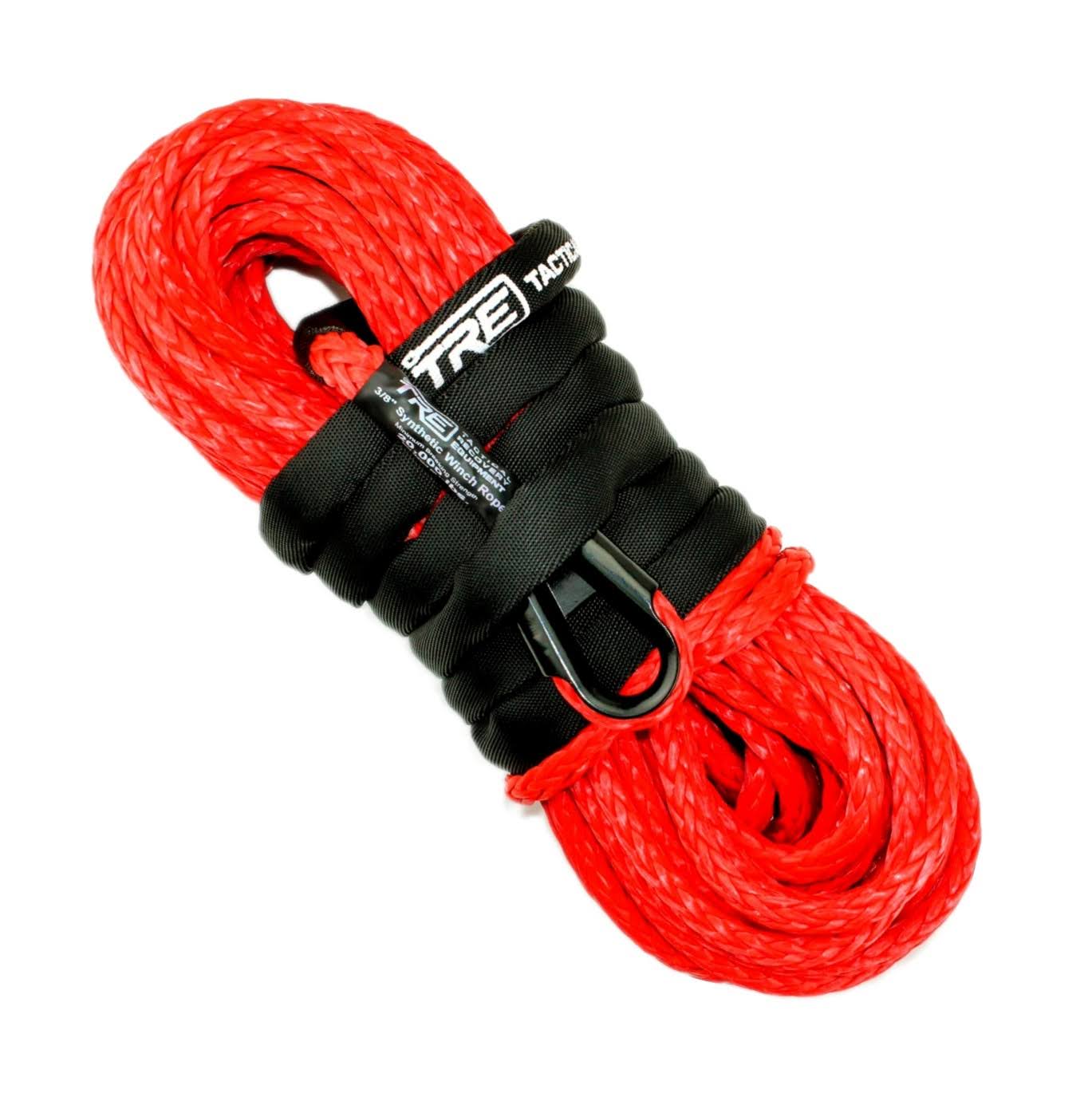 3/8 Synthetic Winch Rope - 20,000 lb. Breaking Strength | TRE