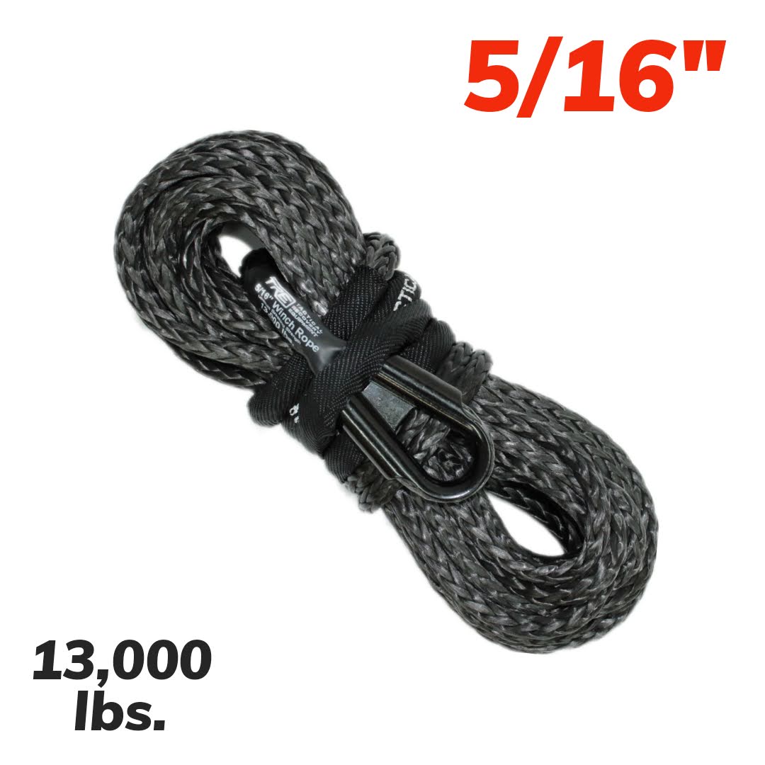 5/16″ Synthetic Winch Rope - Tactical Recovery Equipment