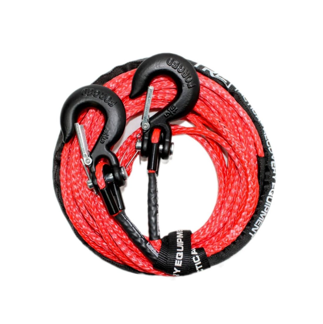 1/4" winch rope extension with optional hooks